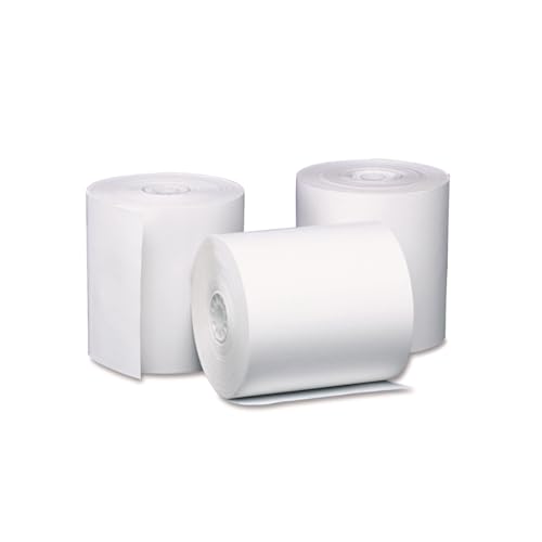 Iconex Direct Thermal Printing Thermal Paper Rolls, 3.13" X 230 Ft, White, 8/Pack