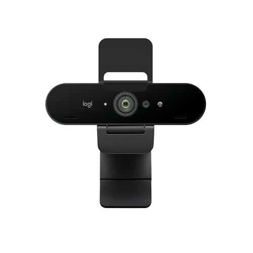 Logitech Brio Ultra 4K HD Webcam for Streaming and Meetings - Black - size: (Pack of 1)