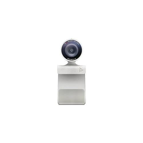 Poly Studio P5 Professional Webcam (Plantronics) - 1080p HD Laptop Camera for Video Conference & Distance Learning - Monitor & Tripod Mount - Privacy Shutter-Works w/Teams (Certified), Zoom(Certified) | Tripod Mount - Privacy Shutter-Works w Teams (Certif
