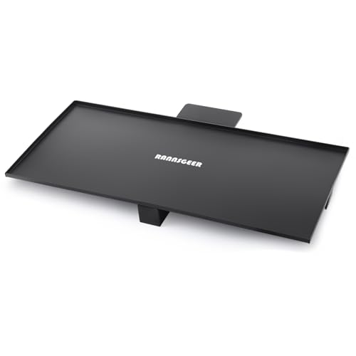 Desk Extender Tray, 22 x 10 Inch | Heavy Duty, Clamp-On Desk Shelf, Home Office Organization, Workspace Storage - size: 22 x 10 Inch