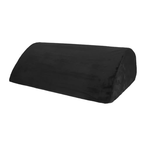 Memory Foam Foot Rest Xmas Washable Cover, with Handle, Black