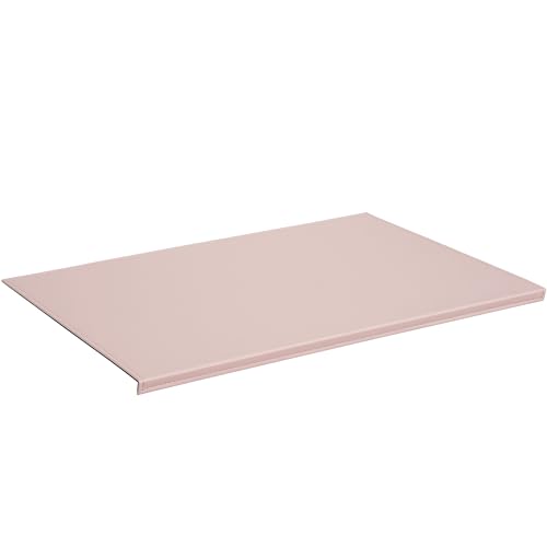 AKOZLIN 27.55”x 15.8" Soft PU Leather Surface Office Desk Mouse Mat Anti-Push Pad with Full Grip Fixation Lip Table Blotter Edge-Locked Protector Pink - color: Pink, size: 27.55”x15.8"