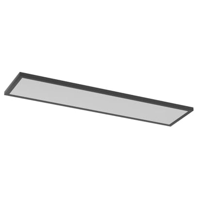 AIKVSXER 2 Pack 1x4 LED Flat Panel Light Surface Mount Black, 5500LM 50W - color: Black, size: 1x4FT 2PACK