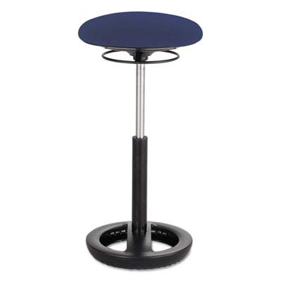 Safco Twixt Active Movement Seating Chair, Ergonomic Support, Extended Height, Blue Mesh - color: Blue, style: Extended-Height