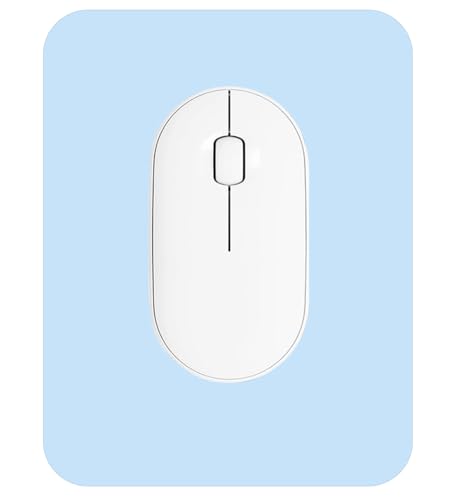 Small Mouse Pad 6 x 8 Inch, Horizontal and Vertical Flexible use. Great for Traveling, Wireless laptops, Keyboard Trays, Offices, etc. (Blue) - color: blue