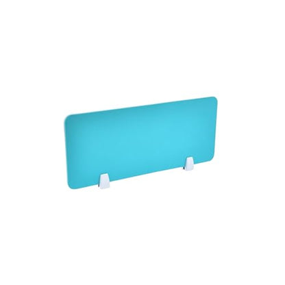1 Pack Acoustic Desk Divider Sound Proof Desktop Office Partition Freestanding Table Top Privacy Screen Panel for Students Classroom Libraries - color: Cyan, size: 100x30cm