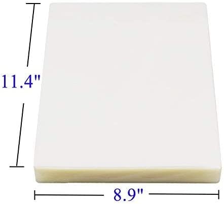 Immuson Thermal Laminating Pouches 8.9 x 11.4, 5 Mil Thickness, Crystal Clear Finish, 500 Pack - size: 5 mil 500 packs