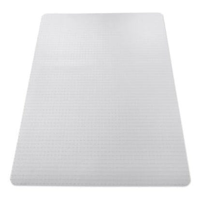 Amazon Basics Office Chair Mat for Low Pile Carpeted Floors, Clear Plastic with Studded Grips, 46" x 60", for Home or Office - size: 46" x 60"