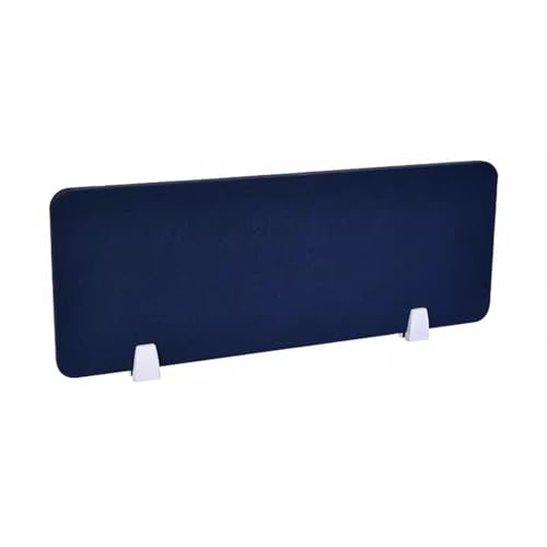 Acoustic Desk Divider - Soundproof Office Partition Tabletop Workstation Panel for Improved Privacy & Noise Reduction Ideal for Home & Office Use - color: Blue-b, size: 80x30cm