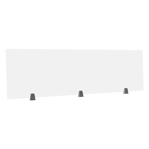 Desk Divider for Students,Modern Frosted Acrylic Clamp-on Desk Partition Desk Privacy Panels,Acrylic Cubicle Desk Dividers,Office Partitions (60x18x2inch) - size: 60x18x2inch