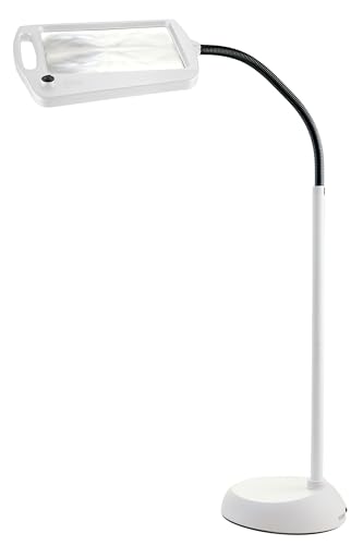 Full Page 3X Magnifier Floor Lamp