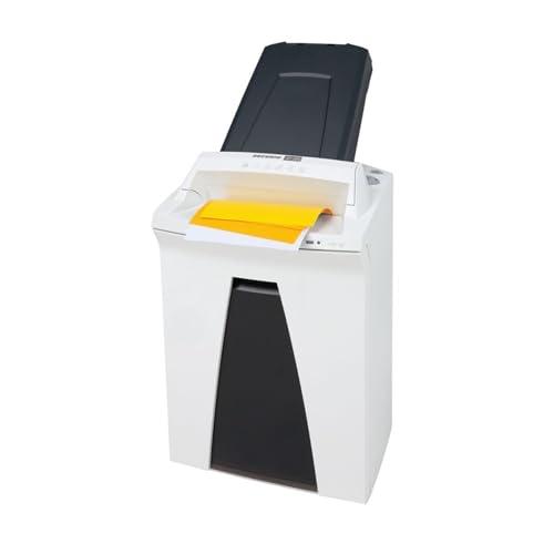 HSM SECURIO AF300 L4 Micro-cut Shredder with automatic paper feed; shreds up to 300 automatically/13 manually; 9 gallon capacity - size: 300 sheet, style: micro cut