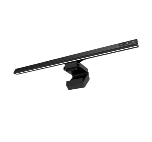 RGB Computer Monitor Light Bar Music Rhythm Dimmable Screen Hanging Desk Lamp for Gaming Reading - color: Straight No RGB 42CM