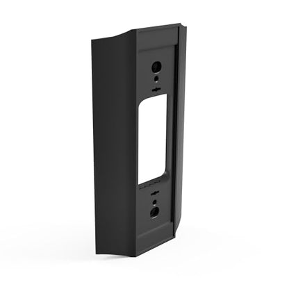 Hidden River Lab Premium Wall Plate Adapter for Wired Doorbell Pro (3rd Gen) - Proprietary Mounting Plate for Cleaner Install, Wiring Clearance & Single-Gang Box Coverage - Made in USA - Black