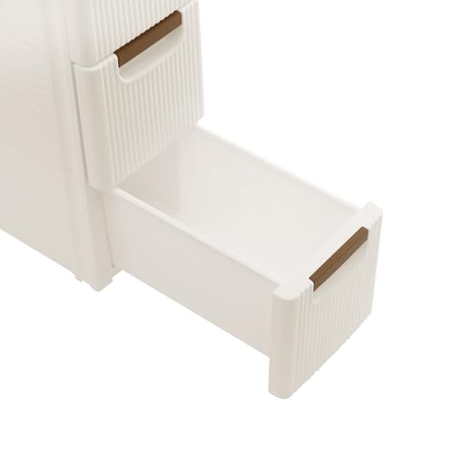 3 Drawers Narrow Storage Cabinet, 3 Tiers Slim Bathroom Storage Cabinet, 16.5" L X 7.5" W X 22.2" H Slim Rolling Cart for Living Room, Kitchen, Bathroom, Office - size: 3 Tiers