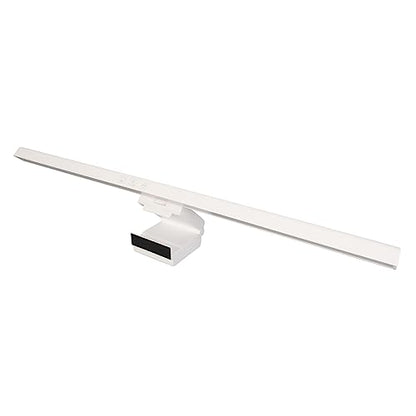 Monitor Light Bar Desk Light Bar 3 Switchable Light Modes Stepless Dimmable Touch Control Computer Screen Light Bar for Office Home White (White) - color: White