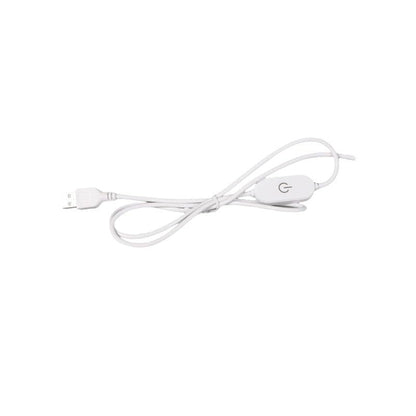 2 Pack Led Strip Lights On/Off Switch Cable with 2 Pin Wire LED Desk Lamp Touch Dimmer Switch USB Cable for Warm White LED Strip Light Daylight White LED USB Lamp with Clamp Gooseneck Lights