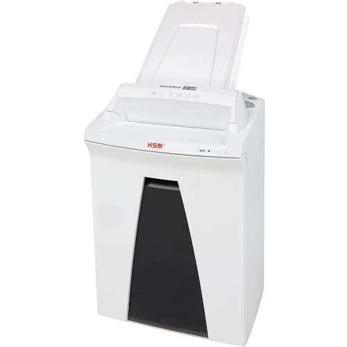 HSM SECURIO AF300 L4 Micro-cut Shredder with automatic paper feed; shreds up to 300 automatically/13 manually; 9 gallon capacity - size: 300 sheet, style: micro cut