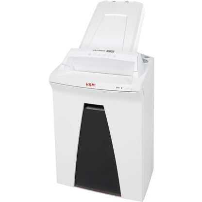 HSM SECURIO AF300 L4 Micro-cut Shredder with automatic paper feed; shreds up to 300 automatically/13 manually; 9 gallon capacity - size: 300 sheet, style: micro cut