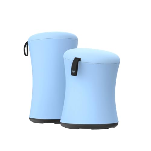 Boba Chair Stylish Active Wobble Stool, ADHD Chair, Improves Posture and Focus, Ergonomic with Height Adjustable Stool for Adults Children for Home Office, Study Room (Sky Blue) - color: Sky Blue