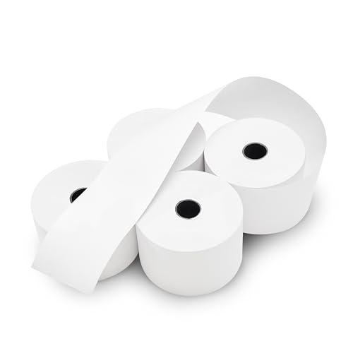 100 ROLLS SHARP ER A-320 330 4100 460 470 44mm 1.75 CASH REGISTER TAPE PAPER ROLL - size: 1-3/4" x 150\' 1-Ply Bond
