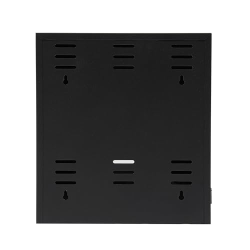 12 Slot Mobile Phone Charging Cabinet Lockable Cell Phone Charging Station - color: Black, size: 12-Device