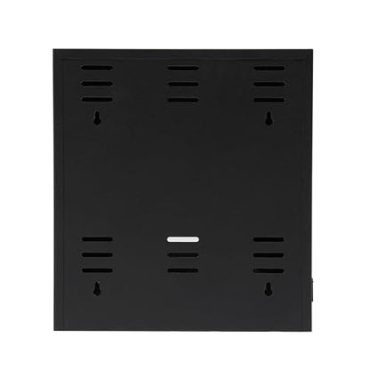 12 Slot Mobile Phone Charging Cabinet Lockable Cell Phone Charging Station - color: Black, size: 12-Device