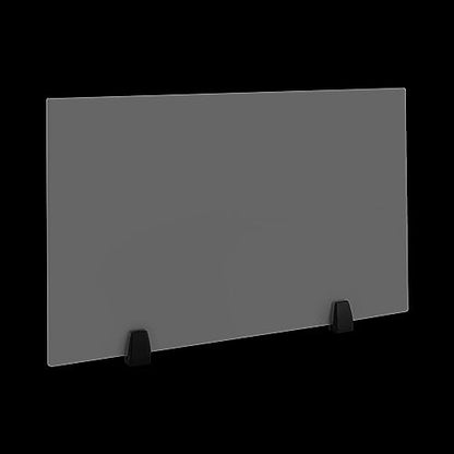 Desk Divider,2 PCS Desk Privacy Panel and Privacy Shields Frosted Acrylic Clamp-on Desk Partition for Office,School,Reception,30" x 18" - size: 30 x 18 in