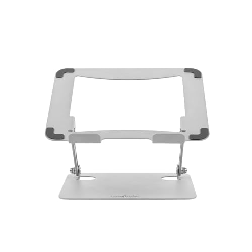 Wayfinder Supply Co. Portable Laptop Stand, Height Adjustable Riser with Open Back for Ventilation and Cooling, Foldable, Fits Laptops up to 17.3", Supports up to 11lbs. (WF-LAPTOPTABLET-COMPACT)