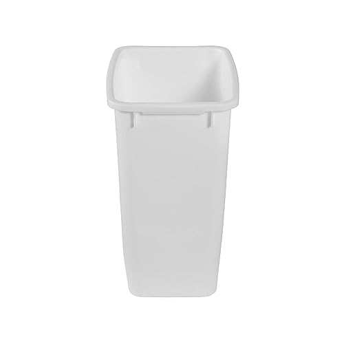 Rubbermaid 4 Pack Traditional Open Top Waste Basket Indoor Trash Bin Container for Bathrooms, Kitchens, and Home Office, 21 Quart, White