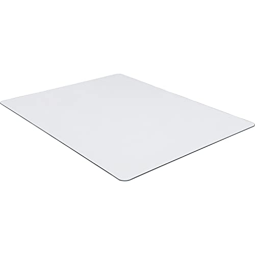 Lorell Tempered Glass Chairmat, 48" Width x 60" Depth x 0.25" Thickness, Clear, 1 Each - size: 48" x 60"