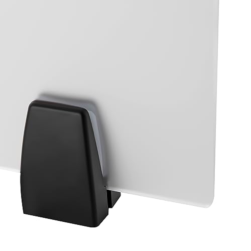 2 PCS 30" x 18" Clamp-On Desk Privacy Panels, Frosted Acrylic Desk Dividers, Plexiglass Office Partitions for Open Workspace Classroom Study