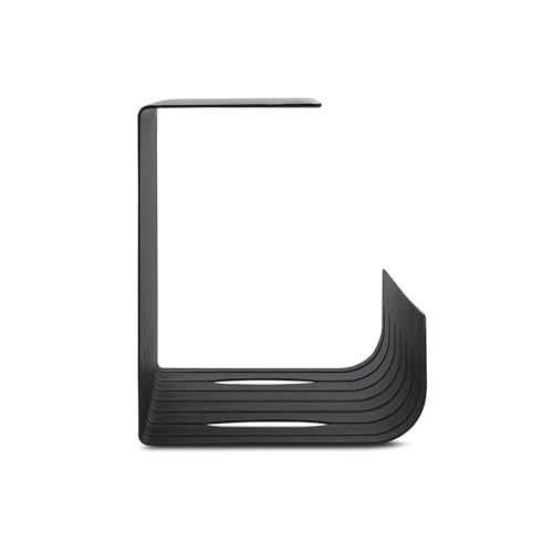 StarTech 2-Pack Under Desk Cable Management Tray (S2MB-Desk-Cable-Tray) | 42" Long (21" Per Tray), Screw-On, Metal Slotted Style Cable Organizer, Power Bar Holder, Black