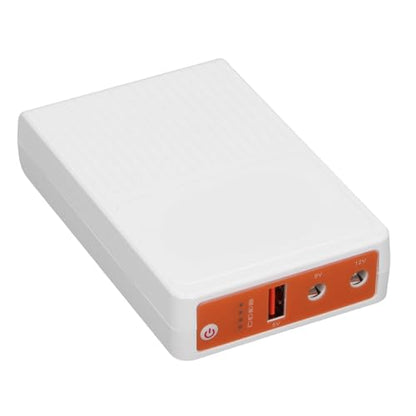 10400mAh Mini UPS Power Supply, Compact Power Backup for Routers Modems, Effective Battery Backup for Home Security and Networking Needs