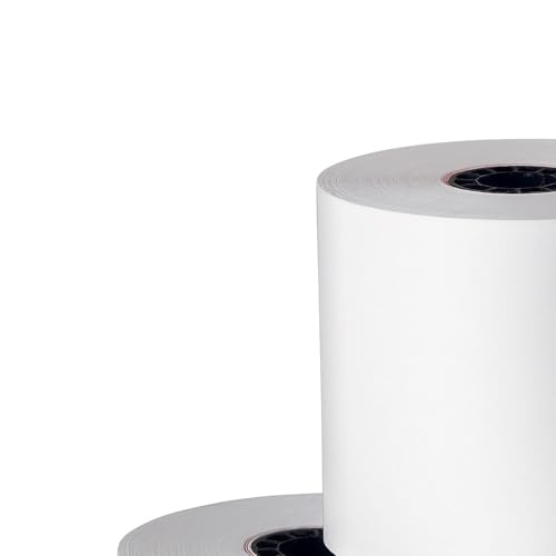 Staples Adding Machine, Register, and Calculator Rolls 2 1/4" x 130' 1-Ply, 12/Pack