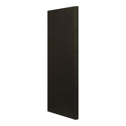 ATS Acoustics Sound Absorbing Acoustic Panel 24" x 48" x 2" Beveled Edge (Black) - color: Black