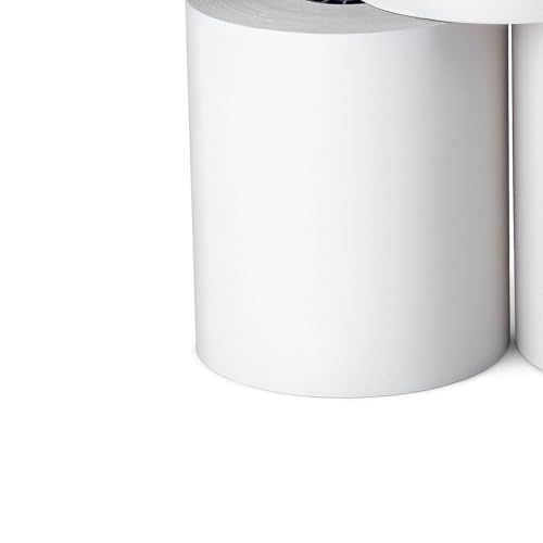 Staples Cash Register & POS Printer Paper, 3 Inch x 128 Ft Rolls | For office, school & home receipt printers and point-of-sale systems.