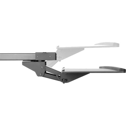 StarTech.com Under Desk-Mount Keyboard Tray - 26.4” Wide - Adjustable - Ergonomic Slide-Out Keyboard Shelf with Tilt and Swivel (KBTRAYADJ), Black - style: Standard