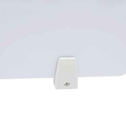 4PCS Divider Privacy Desk Panel,Table Mount Freestanding Desk Divider Acrylic Panel Holder with Clamps for Office, School- 4mm Thick,23.6"x15.8" (White) - color: White