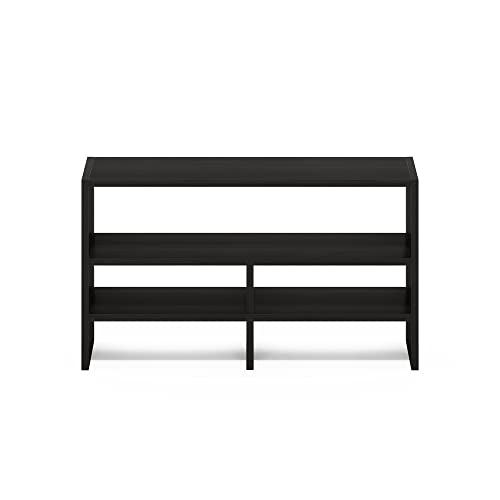 Furinno Hermite Desk Top Organizing Shelf Bookcase, Espresso - color: Espresso, size: 16.4-Inch