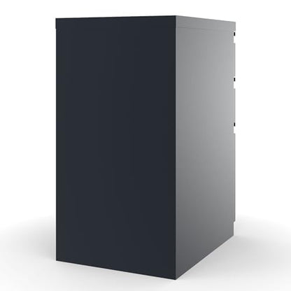Staples 3-Drawer Vertical File Cabinet, Letter Size Documents, Lockable, 19.88" D x 15" W x 27.75" H, Black - color: Black, size: 1 Pack, style: 20'' Depth