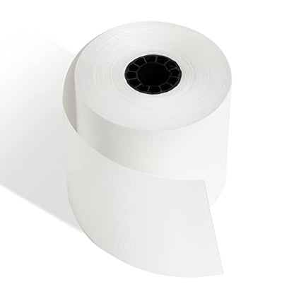 (2 Rolls) 2 1/4 x 150 ft, White, adding machine tape Paper Rolls, Premium One Ply Cash Register/Adding Machine/Calculator Roll Printing Calculator 10 key adding machine tape for El-1750 1801 P23