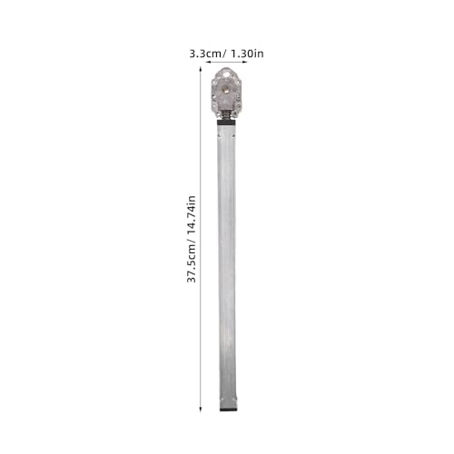 2pcs Manual Desk Lift Support Rod, Hand Crank Desk Extension Shaft, Height Adjustable Table Lift Rod for DIY Office Table Frame