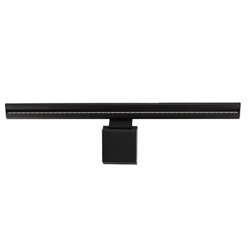 RGB Computer Light Bar, Wireless LED Screen Lamp with Music Sync, 5 Color Temperatures Stepless Dimmable Touch Control Dual Light Source for PC Monitor Desk Lighting