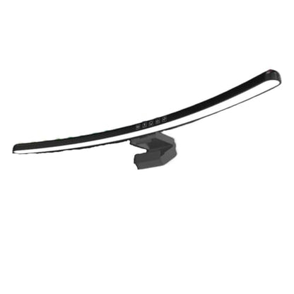 RGB Computer Monitor Light Bar Music Rhythm Dimmable Screen Hanging Desk Lamp for Gaming Reading - color: Curved RGB 60CM