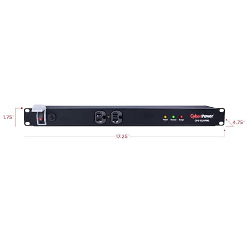 CyberPower CPS1220RMS Surge Protector - size: Surge 20A 12-Outlets