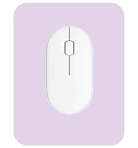 Small Mouse Pad 6 x 8 Inch, Horizontal and Vertical Flexible use. Great for Traveling, Wireless laptops, Keyboard Trays, Offices, etc. (Purple) - color: purple