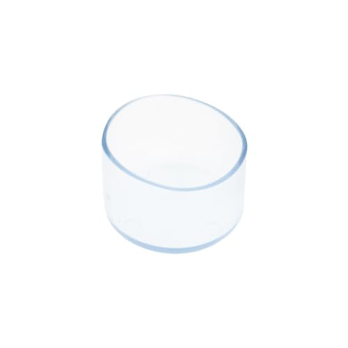 Round Chair Leg Caps,PVC Furniture Feet Covers,TTZEZE Transparent Round Floor Protectors,Clear Table Feet Covers Preventing Plastic Chair Leg Covers Scratches and Noise 50mm/1.97'', 12 - size: 1.97 inches