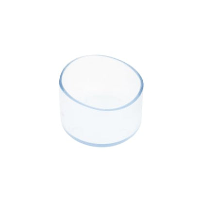 Round Chair Leg Caps,PVC Furniture Feet Covers,TTZEZE Transparent Round Floor Protectors,Clear Table Feet Covers Preventing Plastic Chair Leg Covers Scratches and Noise 50mm/1.97'', 12 - size: 1.97 inches