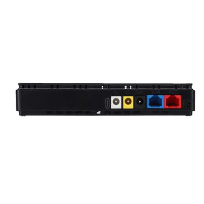 Mini UPS Uninterruptible Power Supply, ABS Router Backup Battery with 8800mAh Capacity, DC USB POE Output, Battery Indicator and Multi Protection for Home Office Security Camera (US Plug)